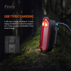 Fenix BC05R V2.0 Rechargeable Bike Tail Light -Online Camping Supplies BC05RV2.0 12