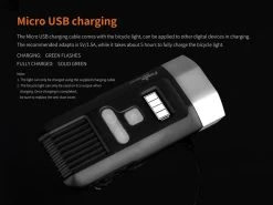 Fenix BC30R USB Rechargable Bicycle Light -Online Camping Supplies BC30R 11 51338.1503070179