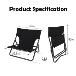 DoD Takibi Chair -Online Camping Supplies C1 597 BK 2 a46ef927 bde7 4818 a93e ce7572cab010