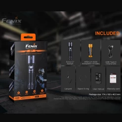 Fenix C7 Luminus SST70 Cool White LED Flashlight - Black -Online Camping Supplies C7 life 02