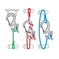 Nite Ize Figure 9® Carabiner Rope Tightener - Small - 2 Pack With Rope - Black 9 Nite Ize Figure 9® Carabiner Rope Tightener - Small - 2 Pack With Rope - Black -Online Camping Supplies C9S 25 2R3 3