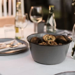 Barebones Enamel Mixing Bowl Slate - Set Of 2 -Online Camping Supplies CKW 378 06