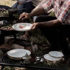 Barebones Enamel Salad Plate - Set Of 2 25 Barebones Enamel Salad Plate - Set Of 2 -Online Camping Supplies CKW 392 03