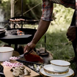 Barebones Enamel Salad Plate - Set Of 2 26 Barebones Enamel Salad Plate - Set Of 2 -Online Camping Supplies CKW 392 04