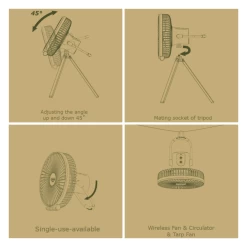 Cargo Container Electric Fan Multi Fan -Online Camping Supplies Cargo