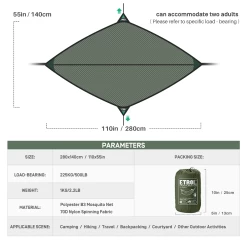 Etrol Bat Hammock -Online Camping Supplies DC SJ Ge1 08