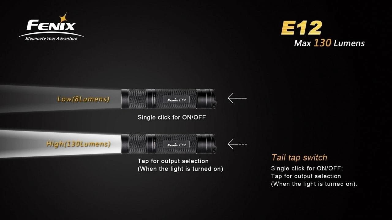 Fenix E12 XP-E LED Flashlight 15 Fenix E12 XP-E LED Flashlight - Image 13