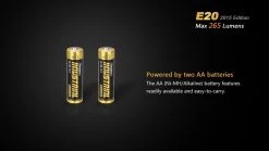 Fenix E20 XP-E2 LED Flashlight (2015 EDITION) -Online Camping Supplies E202015 7 E 14819 49523.1443050098