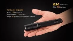 Fenix E20 XP-E2 LED Flashlight (2015 EDITION) -Online Camping Supplies E202015 8 E 44621 88197.1443050098