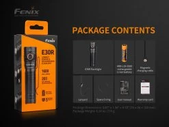 Fenix E30R Luminus SST40 LED Flashlight BLACK -Online Camping Supplies E30RA E 11 48851.1556287406