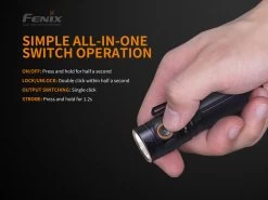 Fenix E30R Luminus SST40 LED Flashlight BLACK -Online Camping Supplies E30RA E 8 91592.1556287406