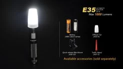 Fenix E35 XL-L2 UE LED Flashlight Black 2016 Version -Online Camping Supplies E35UE 9 E 77122.1452788936.1280.1280 24106.1495139450