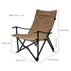 Campingmoon Foldable Camping Chair -Online Camping Supplies F 1003C CF 3