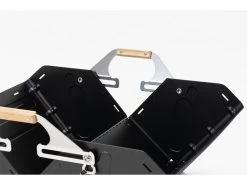 Snow Peak Stacking Shelf Container 50 Black Limited Edition -Online Camping Supplies FES 038 BK switch7 515Wx515H