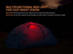 Fenix CL23 Camping Lantern Fresh Green -Online Camping Supplies Fenix CL23 Lantern Red Light