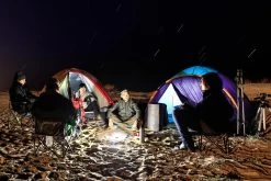 Fenix Rechargable Camping Lantern Olive Green -Online Camping Supplies Fenix CL25R Camping Lantern in Use