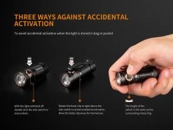 Fenix E18R XP-L Hi Led Flashlight Black 750 Lumen -Online Camping Supplies Fenix E18R EDC Flashlight lock out