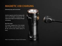 Fenix E18R XP-L Hi Led Flashlight Black 750 Lumen -Online Camping Supplies Fenix E18R EDC Flashlight magnetic charging 1