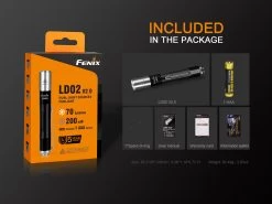 Fenix ` V2.0 LED Penlight With UV Lighting -Online Camping Supplies Fenix LD02 4