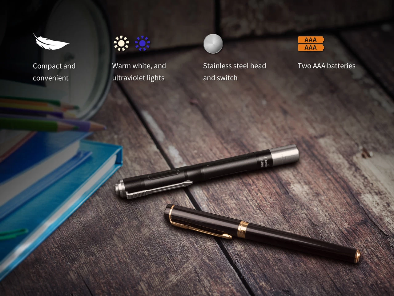 Fenix LD05 V2.0 LED Penlight With UV Light 12 Fenix LD05 V2.0 LED Penlight With UV Light - Image 10