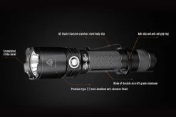 Fenix TK20R Rechargeable Tactical Flashlight -Online Camping Supplies Fenix TK20R Flashlight features