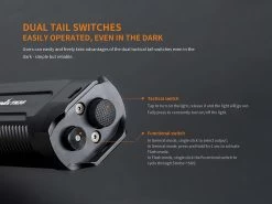 Fenix TK35 UE LED Flashlight 2018 Edition -Online Camping Supplies Fenix TK35 2018 Flashlight switches
