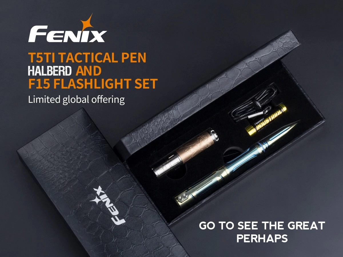 Fenix T5TI Tactical Pen & 15TH F/Light Set Grey 4 Fenix T5TI Tactical Pen & 15TH F/Light Set Grey - Image 2