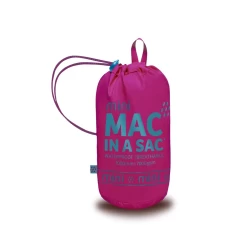Mac In A Sac Mini Origin Unisex Waterproof Packable Jacket -Online Camping Supplies Fuchsia 3 Copy