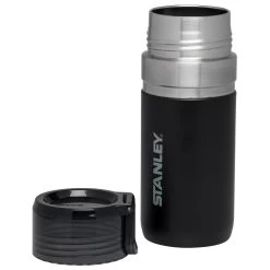 Stanley Go Vacuum Bottle 16.9oz - Matte Black -Online Camping Supplies GO Vacuum Water bottle 16oz Matte Black exploded