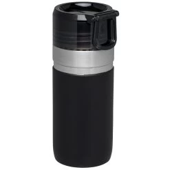 Stanley Go Vacuum Bottle 16.9oz - Matte Black -Online Camping Supplies GO Vacuum Water bottle 16oz Matte Black hero