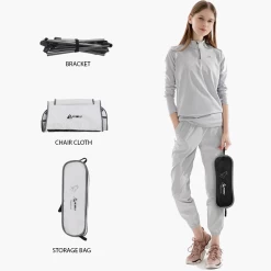 Hewolf Space Medium Aluminum Alloy Foldable Chair -Online Camping Supplies HW J2049 BLK 7