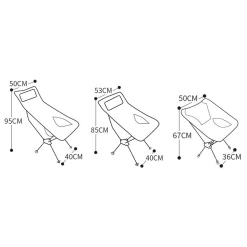 Hewolf Space Large Aluminum Alloy Foldable Chair -Online Camping Supplies HW J2049 BLK 9 87f8eb6f 9819 4036 a907 575277d356db