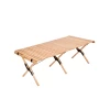 Hewolf Foldable Large Wooden Egg Roll Table -Online Camping Supplies HW J2097 08