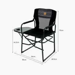 KZM Collapsible Chair With Table -Online Camping Supplies K20T1C010 5