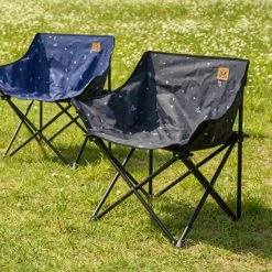 KZM Monogram Hygee Chair Black -Online Camping Supplies K20T1C018BK 3 600x600 7136d1fa 7cc1 48fc ad53 632c2b5b5223
