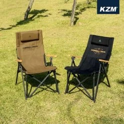 KZM Downhill Chair -Online Camping Supplies K20T1C32BK 2