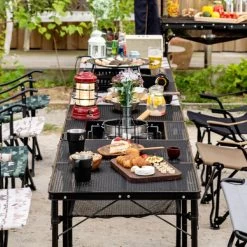KZM Union Iron Mesh 2 Folding Table -Online Camping Supplies K20T3U003 10 600x600 9c239809 3572 4ecc 8b9c 73318224e198
