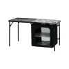 KZM Union Iron Mesh Cabinet 2 Folding Table -Online Camping Supplies K20T3U004 2