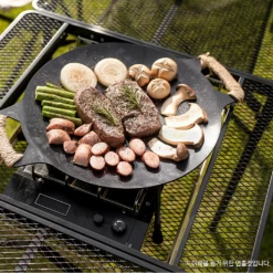 KZM Union Iron BBQ Plate -Online Camping Supplies K20T3U011 8 600x600 17821ea4 201d 4c70 9749 d6e9b144c266
