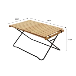 KZM Winsome Wood Roll Up Table 19 KZM Winsome Wood Roll Up Table -Online Camping Supplies K20T3U014 6