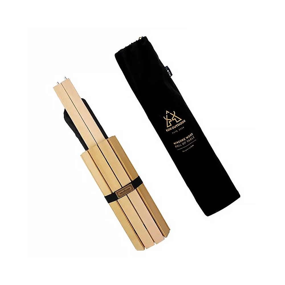 KZM Winsome Wood Roll Up Table 4 KZM Winsome Wood Roll Up Table - Image 2