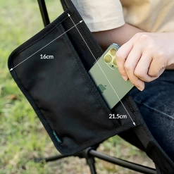 KZM Reisen Lightweight Chair -Online Camping Supplies K21T1C01BK 7