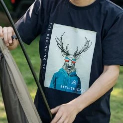 KZM Art Painting T-shirt - L -Online Camping Supplies K21T3Z08L 9