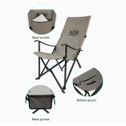 KZM Signature Relax Chair -Online Camping Supplies K9T3C004GR 4 dffe4a75 4760 47e9 8801 15c5f265d895