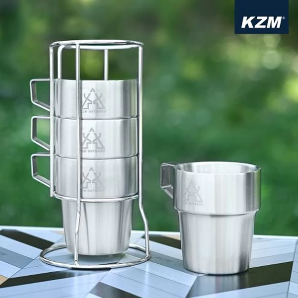 KZM Double Mug 4P Set 5 KZM Double Mug 4P Set - Image 3