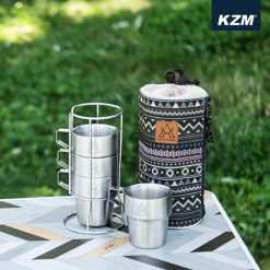 KZM Double Mug 4P Set 11 KZM Double Mug 4P Set -Online Camping Supplies K9T3K001 4 600x600 4239fede 42e0 4cf3 8295 2b55110571d8