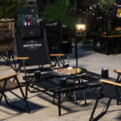 KZM Iron Mesh Fireplace Table II -Online Camping Supplies K9T3U012 7