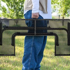 KZM Iron Mesh Fireplace Table II -Online Camping Supplies K9T3U012 9