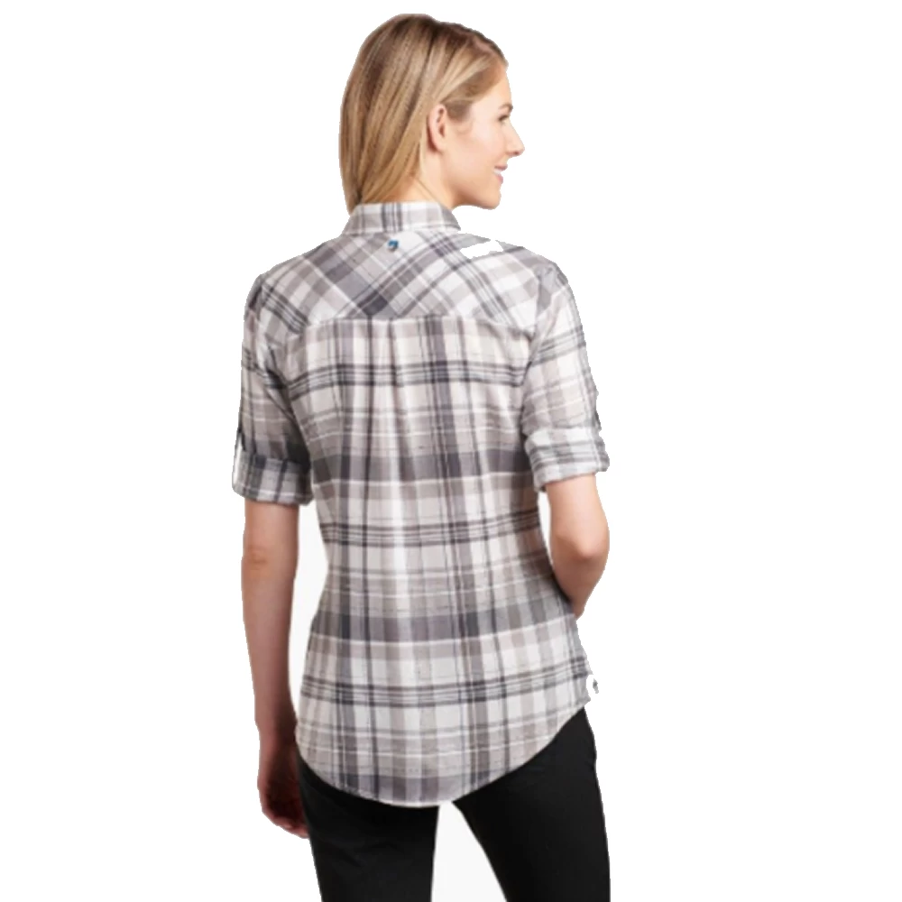 Kuhl Woman Spektra Plaid LS Shirt - Storm 5 Kuhl Woman Spektra Plaid LS Shirt - Storm - Image 3