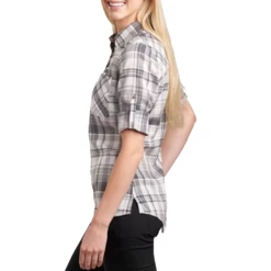 Kuhl Woman Spektra Plaid LS Shirt - Storm 9 Kuhl Woman Spektra Plaid LS Shirt - Storm -Online Camping Supplies KUHL8316 STM 5